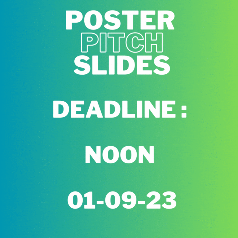 Poster pitch DZG Meeting